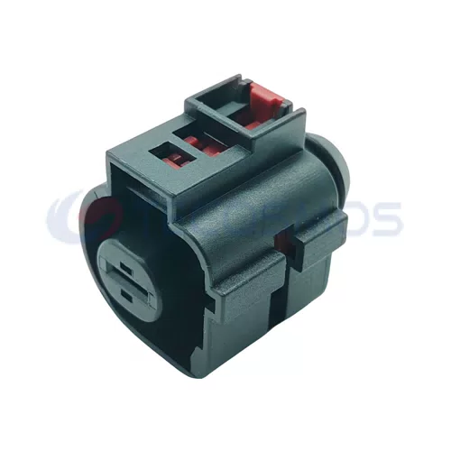 Waterproof IP66 Copper Contact ABS/Nylon Housing 1-Pin Female Starter Starting Motor Plug for Automotive 1K0973751